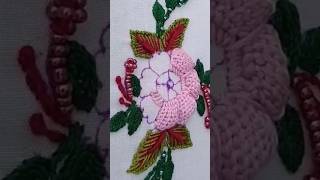 Lasted Hand Embroidery Flower design  Simple Hand Embroidery Flower design handicraft8722 floral [upl. by Arda]