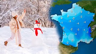 Prévision Saisonnière Hiver 2024 2025  De la Neige pour Noel et le jour de lan  Météo France [upl. by Kitti]