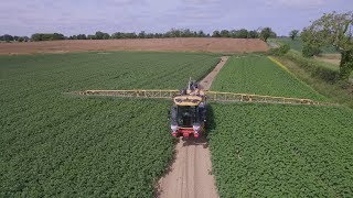 GRASSMEN TV  Country Crest Potato Spraying [upl. by Audras]