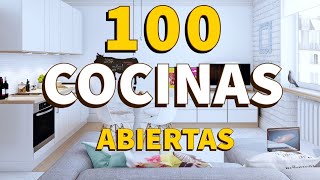 100 COCINAS ABIERTAS al SALON💜 TENDENCIAS 2023  DISEÑOS MODERNOS e INCREÍBLES para RENOVAR tu CASA [upl. by Bang567]