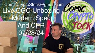 Live CGC unboxing Modern Spec and CPR [upl. by Adnaral]