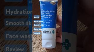 Derma Co 1 Salicylic Acid Gel Face Wash  active acne  review shorts [upl. by Doner]