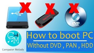 Install Windows Without Pen Drive or DVD Simply in Hindi [upl. by Nylzaj]