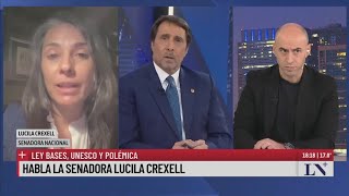 Crexell dice que la oferta de la Unesco no tiene nada que ver con la Ley Bases [upl. by Brozak830]