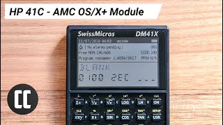 HP 41C  AMCOSX Module [upl. by Eeralav]