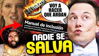 🤣Elon Musk EXPONE el MANUAL de INCLUSIÓN de Amazon WOKE después de DESTRUIR a Disney 🤪 [upl. by Yetti]