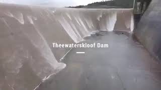 Wind Helps Theewaterskloof Dam Overflow 26 September 2020 [upl. by Yzmar]