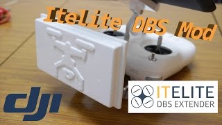 DJI Phantom 3S Itelite DBS antenna mod unbox amp install [upl. by Genovera978]