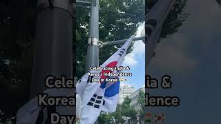 Celebrating Indias Independence Day in Korea [upl. by Jayme61]