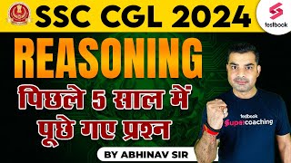 SSC CGL Marathon 2024  Reasoning  SSC CGL Previous Year Question Reasoning  By Abhinav Sir [upl. by Deborah]