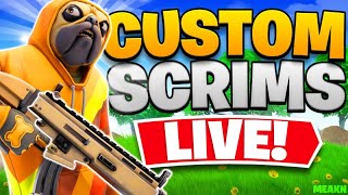 🔴 CHAPTER 5 FORTNITE CUSTOMS SCRIMS LIVE PRIZES 🎁 CUSTOM MATCHMAKING SEASON 1 [upl. by Yrrem]