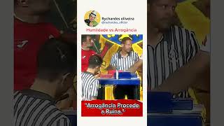 Humildade vs Arrogância arrogancia humildade esporte superacao foryoupage foryou viral [upl. by Araihc716]