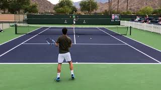 フォニー二のフォアハンドストローク（スロー） Fabio Fognini Forehand Stroke Slow Motion [upl. by Ocer441]