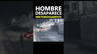 Hombre Desaparece en la Calle Impactante Momento Captado por Cámaras de Seguridad [upl. by Yecies]