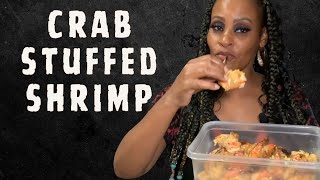 Super Yummy Crabmeat Stuffed Shrimp Recipe  Quick amp Tasty [upl. by Ormond]