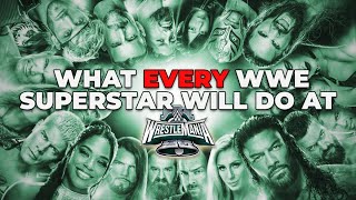 Predicting What EVERY WWE Superstar Will Do At WrestleMania 40 [upl. by Edna165]