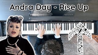 Andra Day  Rise Up  Piano Cover [upl. by Lilithe]