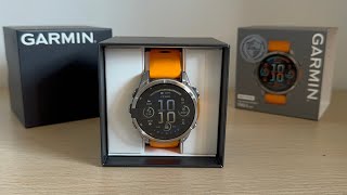 Garmin Fenix 8 47mm Amoled Unboxing [upl. by Noid]