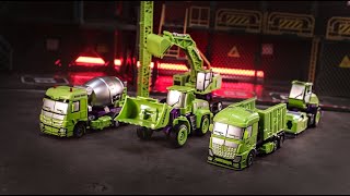 Devastator from China！Only cost 23 USD！Transformers stop motion by Mangmotion [upl. by Eninotna35]