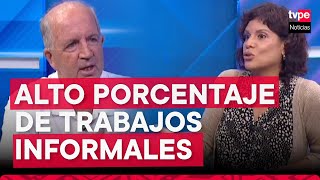 Más del 70  de peruanos trabaja en la informalidad [upl. by Zebedee]