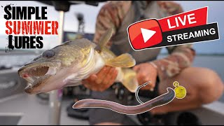 Simple Summer Walleye Lure that Works EVERYWHERE [upl. by Fondea]