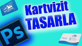 Adobe PhotoshopKartvizit Tasarımı Business card design [upl. by Lebasy163]