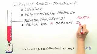 Volumetrie III Redoxtitration  Chemie  Analytische Chemie [upl. by Eciruam]