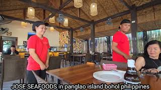 the JOSE SEAFOODS restaurant at panglao island in bohol philippines [upl. by Kara-Lynn]