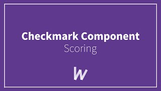 Checkmark Component Scoring  Wodify [upl. by Ximena]