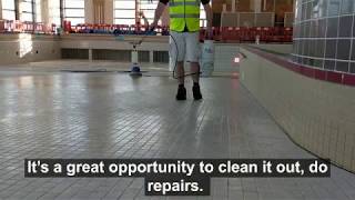 Cleethorpes Leisure Centre  drain and refill [upl. by Nohsal7]