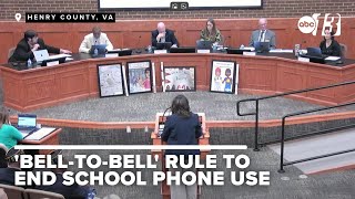 Belltobell rule to end cell phone use between classes in Henry County [upl. by Etyam350]