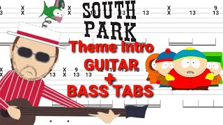 South Park Theme Intro GUITAR  BASS TABS  Tutorial  Lesson Primus [upl. by Egap]