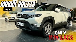 2024 Maruti Brezza VXI AT VFM Variant Review MotorVahan [upl. by Tiphani]