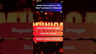 What’s the Purpose of the “dism” Command in Windows quiz [upl. by Merfe598]