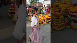 Bathukamma  boddemma  short video  trending [upl. by Nivahb]