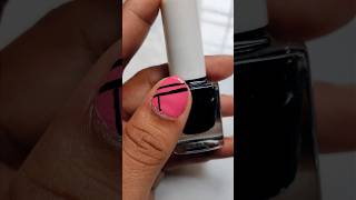 Straight Line Nail Art for Short Nail🎭 nailart nailextension ytshorts trending [upl. by Budd]