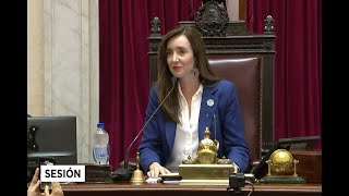 Senado comenzó la primera sesión con Victoria Villarruel al mando del recinto [upl. by Tattan325]