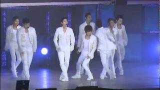 SUPER SHOW 3 DVD  03 Super Girl REMIX LIVE SUPER JUNIOR HQ 111223 [upl. by Einnod]