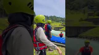 Rafting di Lubuk Alung Sungai Batang Anai Padang  Sumatera Barat visitsumbar pesonaindonesia [upl. by Gasser]