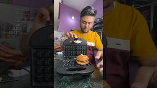 KFC BURGER WAFFLE  DAY 5 OF 15 DAYS WAFFLE CHALLENGE kfc burger waffle [upl. by Ednargel30]