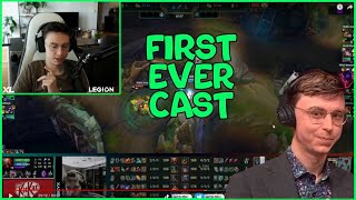 Caedrel Reacts To FIRST Ever LEC Cast [upl. by Chitkara]