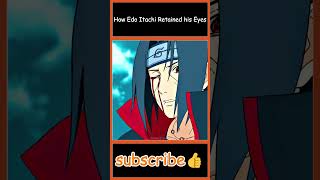 తెలుగు How Edo Itachi Retained his Eyes 🤔 animetelugu teluguanimecommunity narutotelugu [upl. by Berfield]