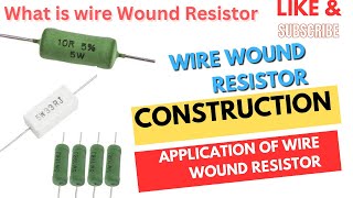 Wire wound Resistor electronicsstudy resistance [upl. by Gnaig]