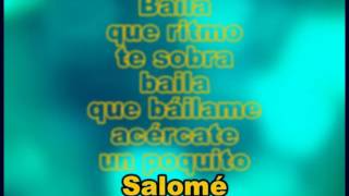 Chayanne  Salomé karaoke letra lyric [upl. by Anoniw]