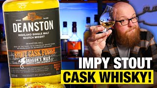 505 Imperial Stout Cask Aged Whisky Deanston Dragons Milk Scotch Review [upl. by Thaddeus]