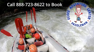 Raft Edge of the World Ledge on the Upper Ocoee River [upl. by Etteoj]