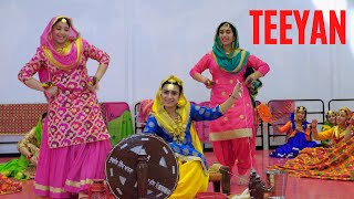 Teeyan  Gidha and Punjabi Folk Dance [upl. by Newby]