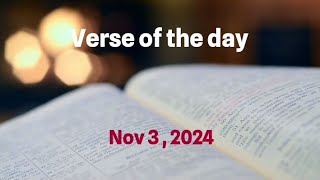 Verse of the day  November 3 2024  Luke 1615 [upl. by Ezara]