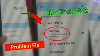 Couldnt Authenticate Connection Problem Fix 2022  couldnt authenticate connection wifi samsung [upl. by Ordnael166]