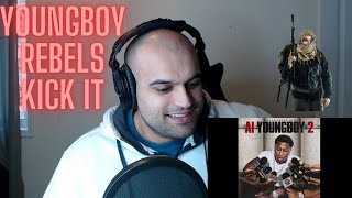 YoungBoy Rebels Kick It Reaction  FIRST LISTEN [upl. by Rafaello]